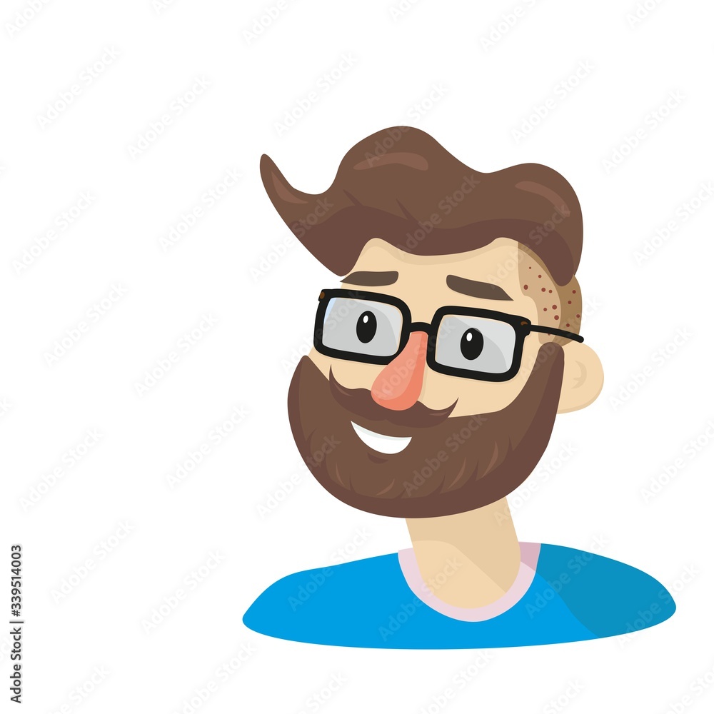 Beautiful collection with cartoon man face for lifestyle design. Flat business success illustration. Male cartoon character. Trendy vector illustration. Smile face. Beautiful collection with cartoon man face for lifestyle design. Flat business success illustration. Male cartoon character. Trendy vector illustration. Smile face.