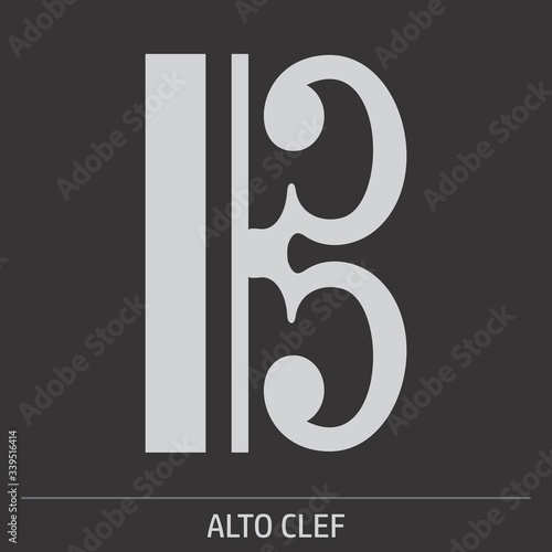 Alto Clef icon illustration