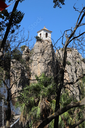 paysage en Espagne  Generalitat Valenciana  el castell de Guadalest  