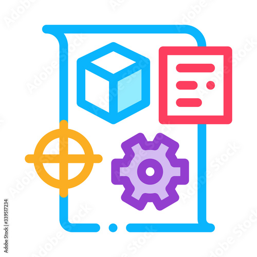 technical dispatch icon vector. technical dispatch sign. color symbol illustration