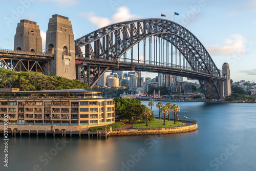 Harbour Bridge during sunrise. Sydney, Australia