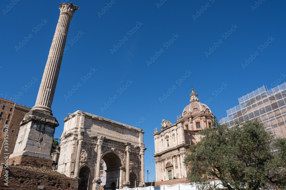 Fototapeta premium Fori Imperiali, Rome, Lazio, Italy