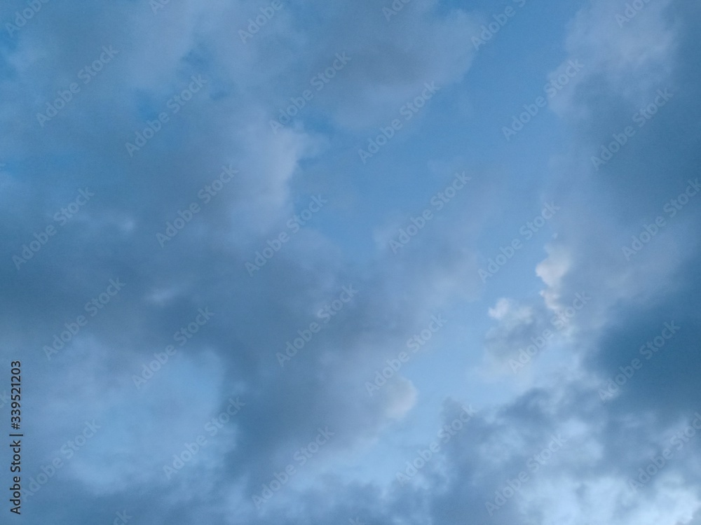 Obraz premium blue sky with clouds