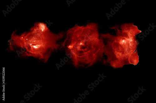 black and red cosmic shining background