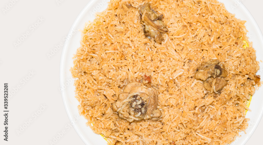 Pakistani and Indian Chicken Pulao Stock Photo | Adobe Stock
