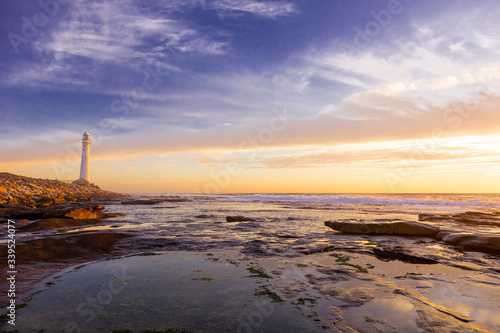 Slangkop Lighthouse near the town of Kommetjie in Cape Town, South Africa © Sunshine Seeds