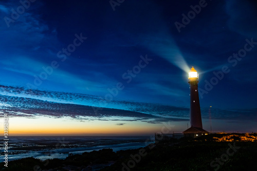 Slangkop Lighthouse near the town of Kommetjie in Cape Town, Sou