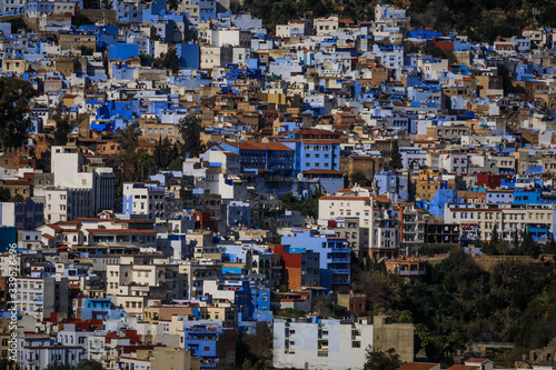 Blick auf die Altstadt von Chefchaouen in Marokko © Frozen Action