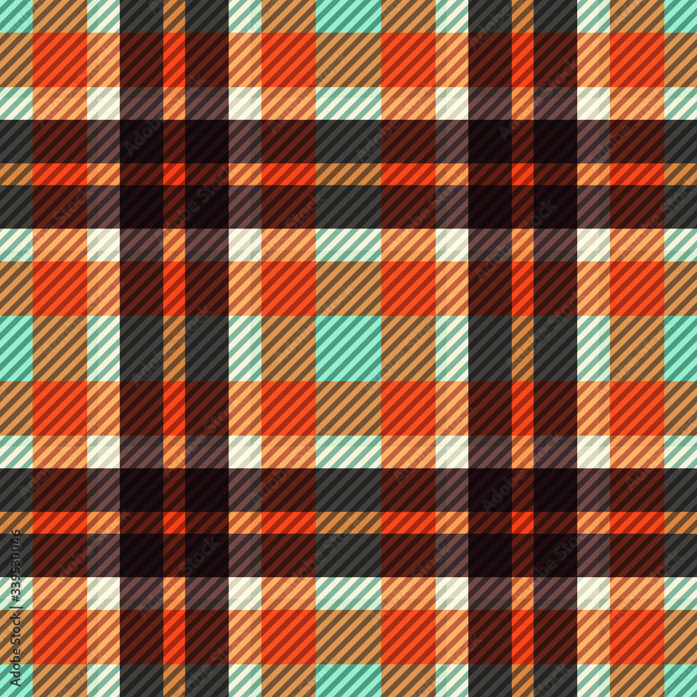 Tartan fabric texture