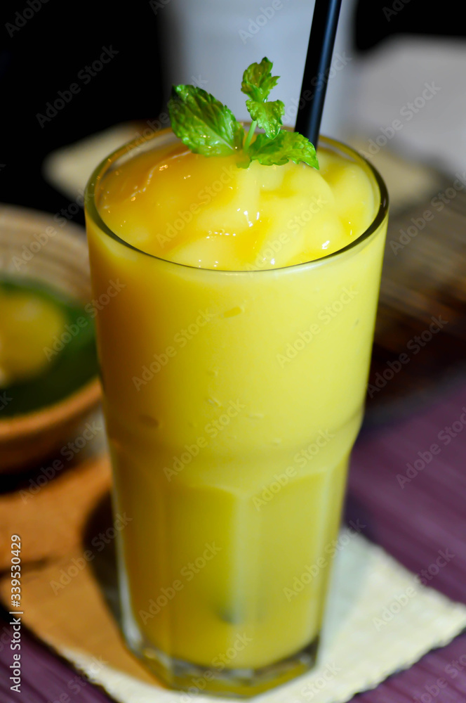 mango juice or mango smoothie mango juice or mango smoothie
