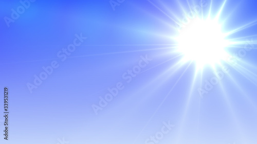 Sun with lens flare (super high resolution)