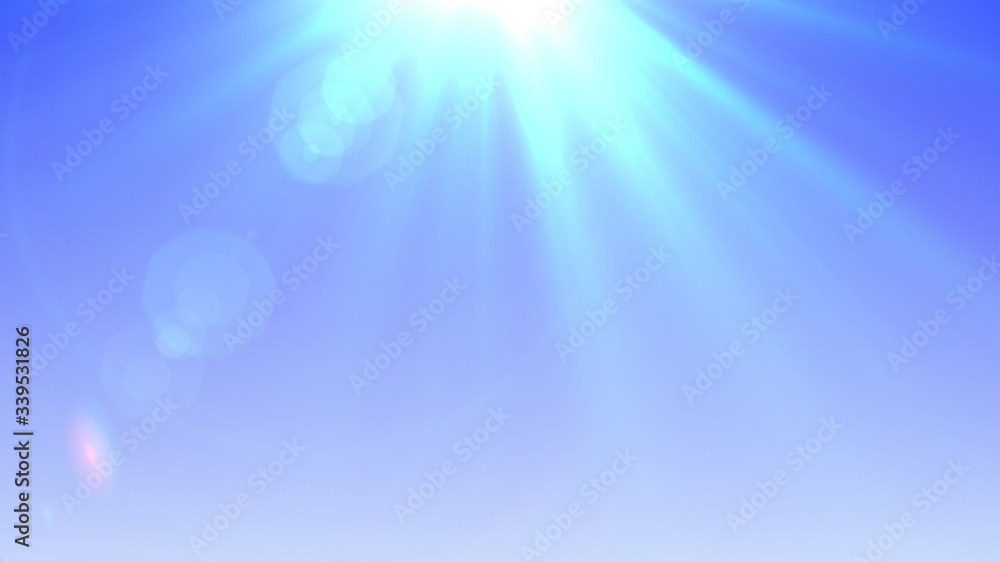 Sun with lens flare (super high resolution)