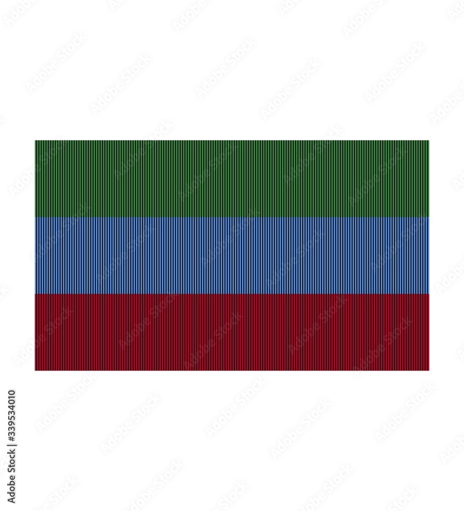 Flag of Dagestan.
The national Flag of Dagestan Flag of Dagestan.
The national Flag of Dagestan