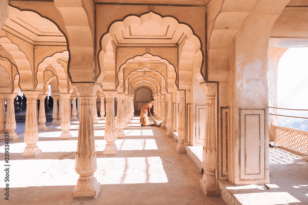 Rincones del Amber Fort en Jaipur