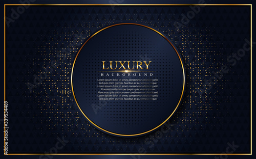 Luxurious dark navy blue background. Elegant modern background.
