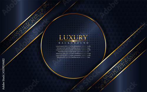 Luxurious dark navy blue background. Elegant modern background.