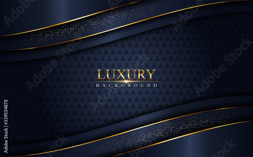 Luxurious dark navy blue background. Elegant modern background.