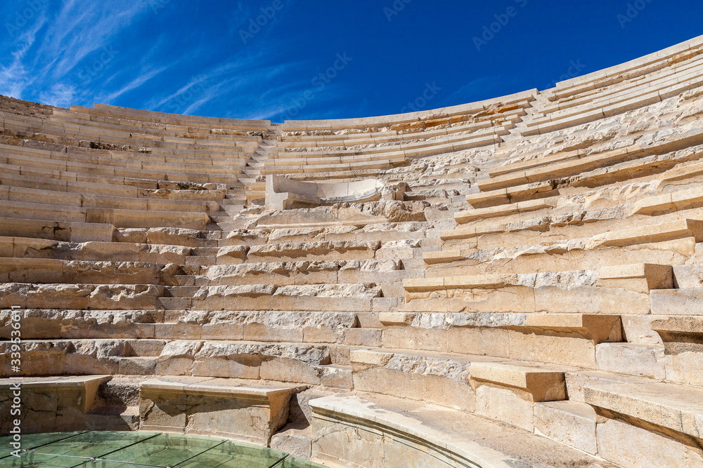 The assembly hall of the Lycian League, Bouleuterion in ancient city Patara, Antalya, Turkey.
The assembly hall of the Lycian League, Bouleuterion in ancient city Patara, Antalya, Turkey.