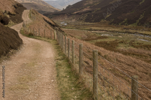 path in the mountains