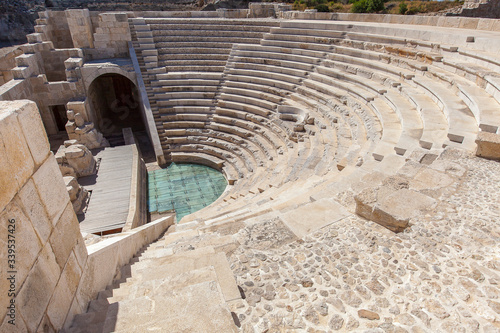 The assembly hall of the Lycian League, Bouleuterion in ancient city Patara, Antalya, Turkey.
 photo