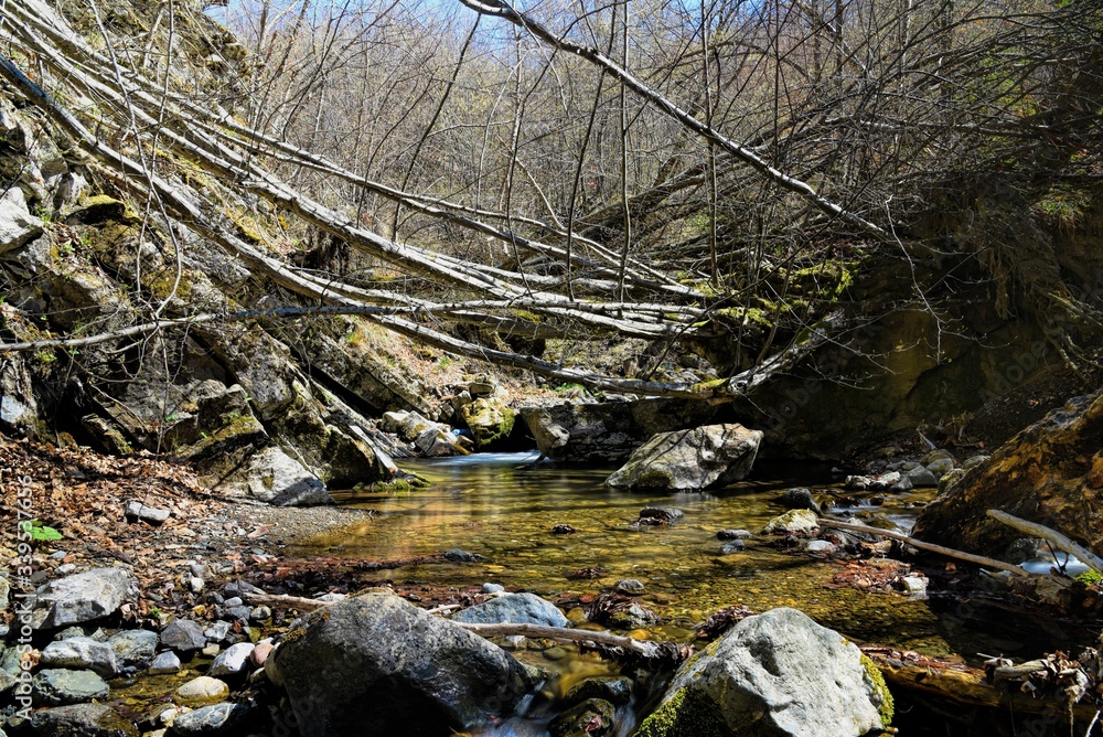 HDR outdoor landscape photography of river with rocks HDR outdoor landscape photography of river with rocks