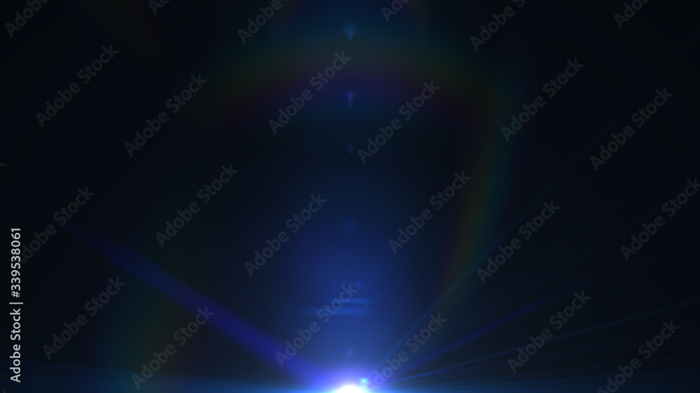 Fototapeta premium Modern lens flare red background streak rays (super high resolution) 