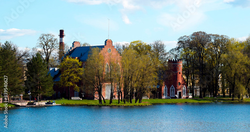 rainbow over the lake