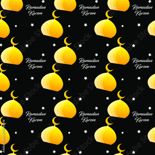 Ramadan sales icon, Islamic logo design with cuban mosque