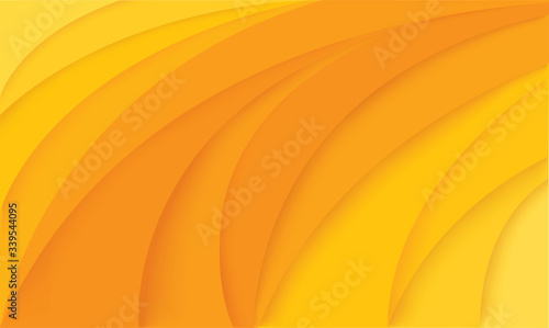 yellow curve background vector illustration EPS10