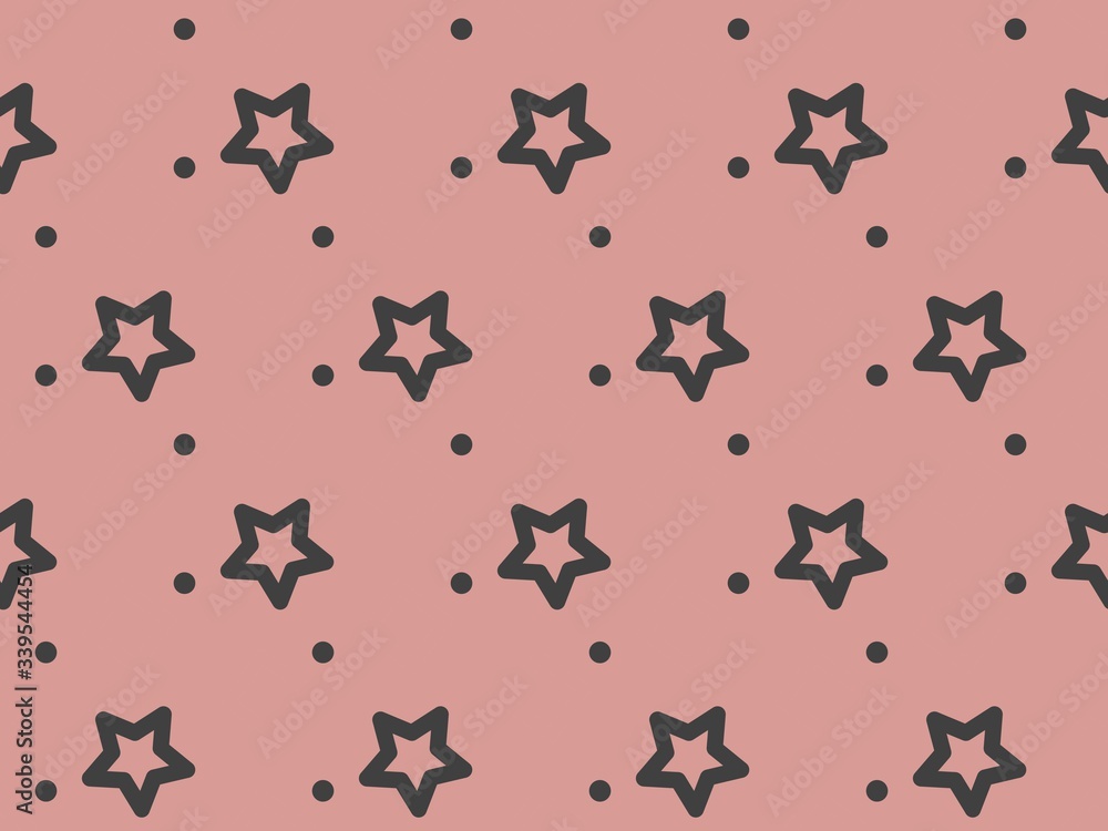 Fototapeta premium Spring. Colors. star. baby. Pattern without seams
