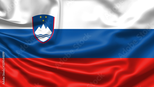 Free Download Realistic flag. Waving flag of the country of the European Union. 3d illustration - GFXLoad