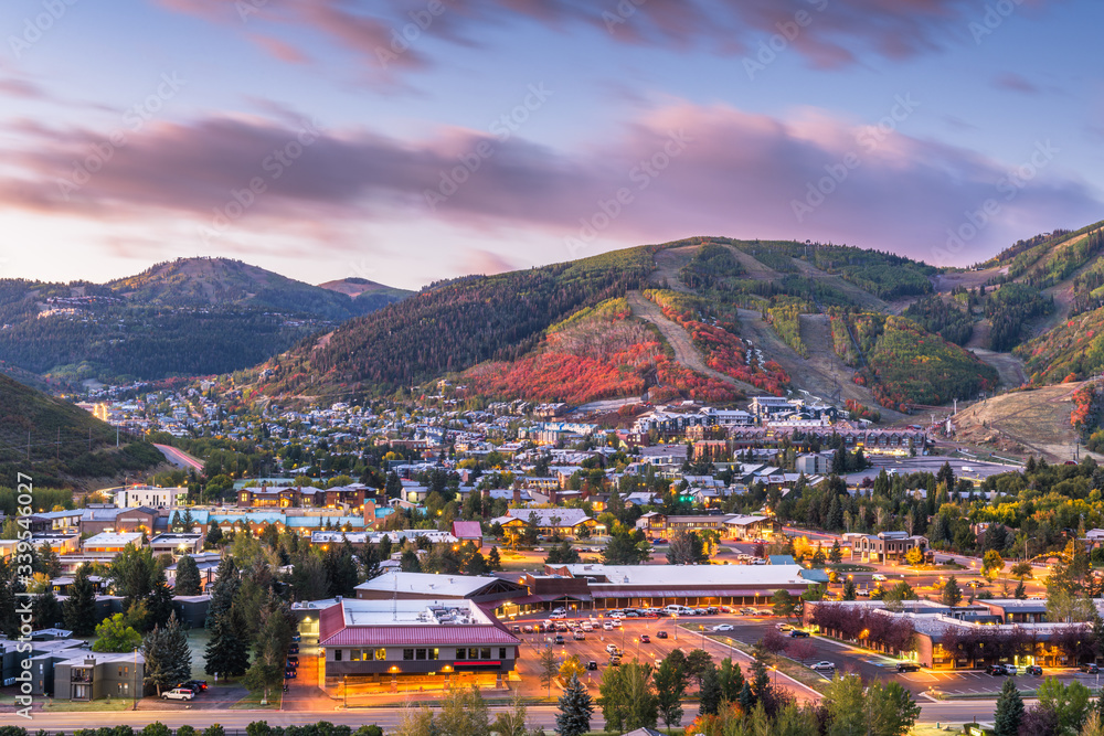 Fototapeta premium Park City, Utah, USA