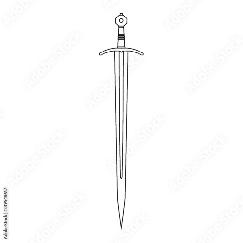 Medieval broad sword