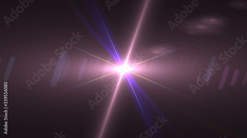 Modern lens flare red background streak rays (super high resolution) 