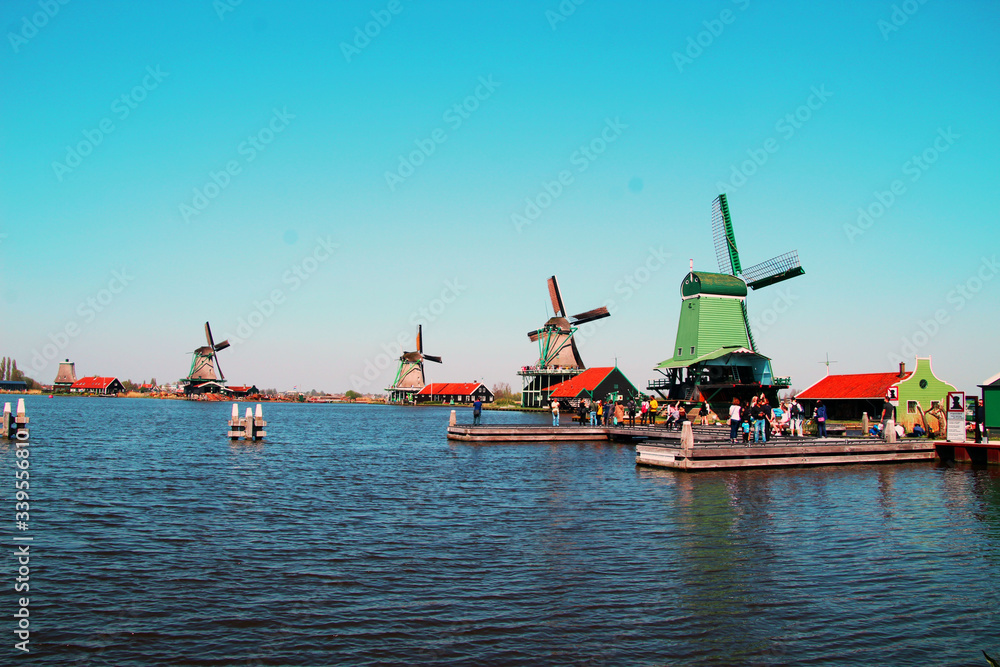 windmills in holland