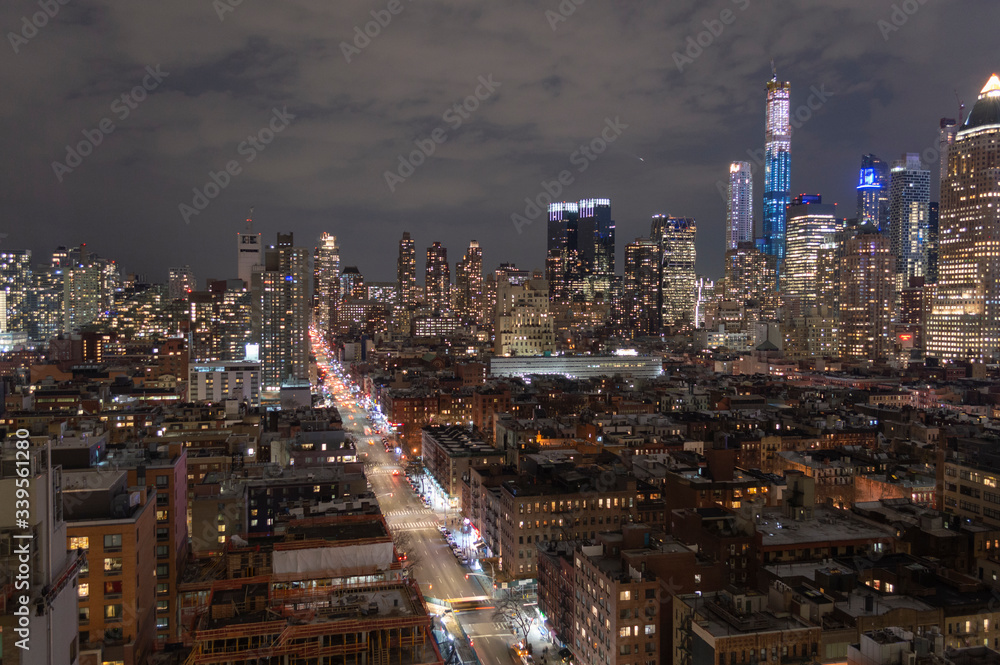 New York seen from a tall building