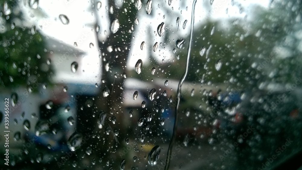 rain drops on window rain drops on window