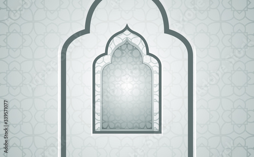 old window in the wall background