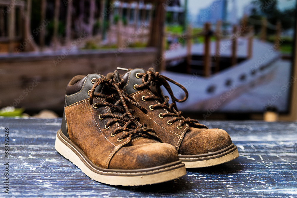 old shoes close up old shoes close up