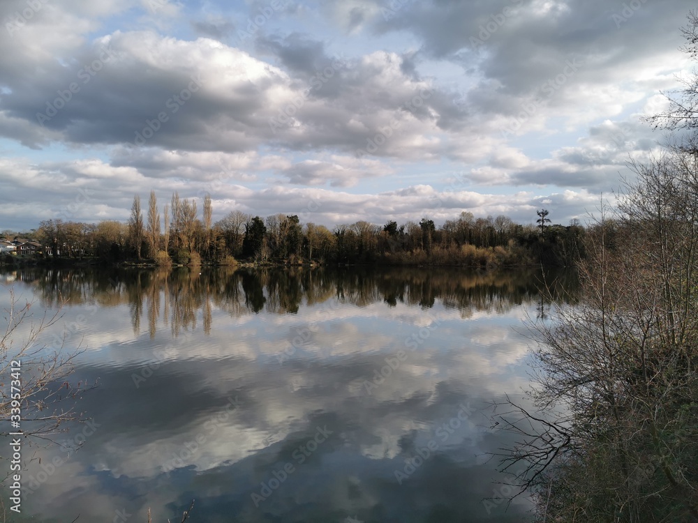 Fototapeta premium Pond in Kent, England