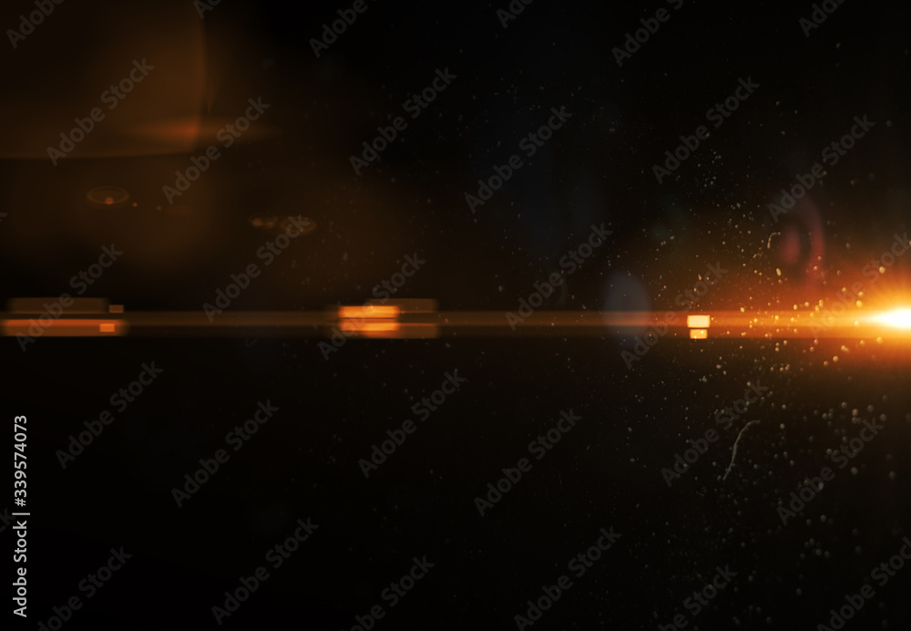 Modern lens flare red background streak rays (super high resolution)	
