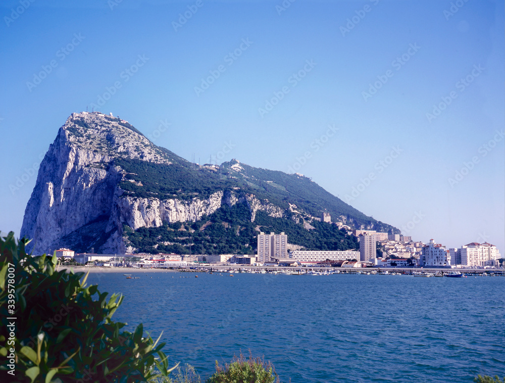 Gibraltar on a sunny day