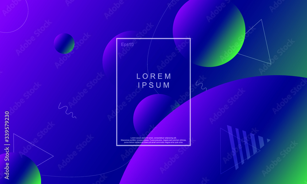 Geometric Background with Gradient Composition. Eps10 vector.