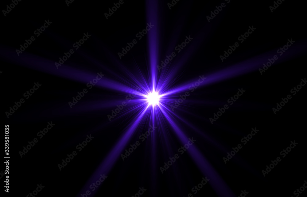 Modern lens flare red background streak rays (super high resolution)