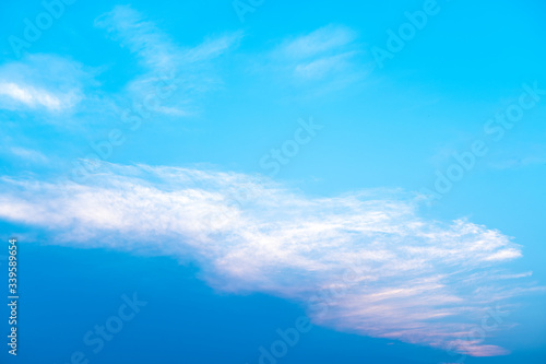 Beautiful Clear Blue Sky at Late evening from my Balcony, No Pollution Just the Clear Sky.