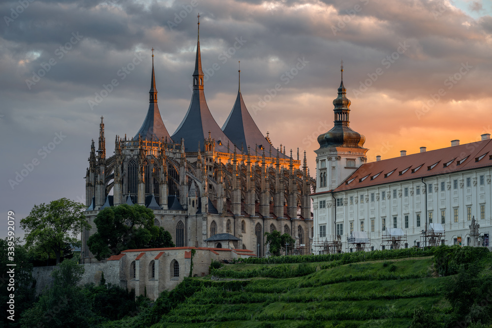 Cathedral in Kutna Hora, Czech Republic