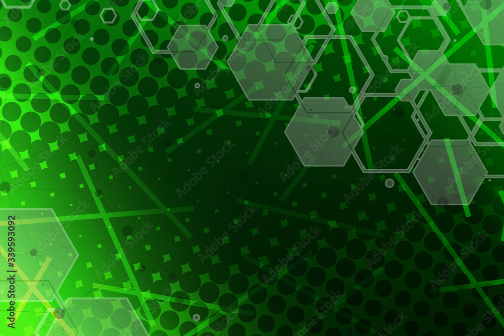 Fototapeta premium abstract, design, green, blue, pattern, light, illustration, wallpaper, line, art, technology, backdrop, texture, digital, wave, motion, backgrounds, space, graphic, fractal, black, lines, spiral