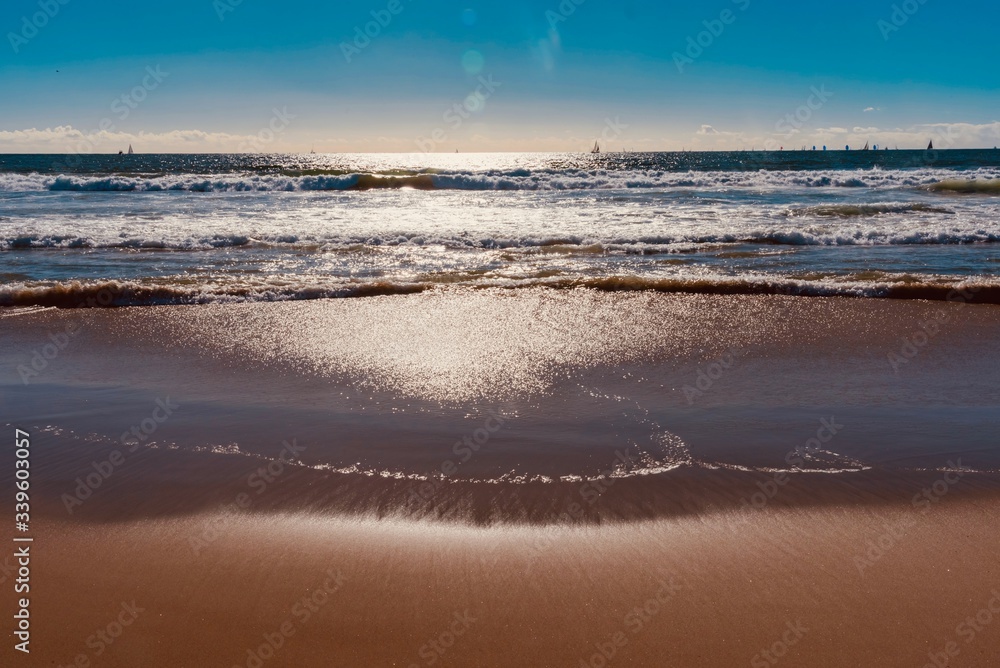 Obraz premium sunset on the beach