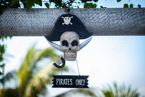 Piraci bandera czaszka