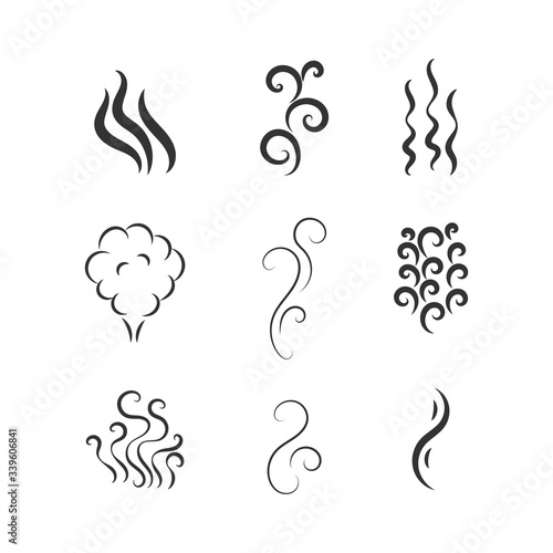 Fragrances evaporate icons.